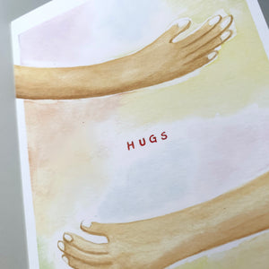 Greeting Card - Hugs