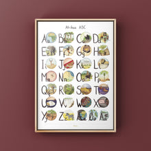 Load image into Gallery viewer, Annanasi ABC of Africa - Alphabet Poster in DANISH - 50x70cm