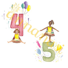 Load image into Gallery viewer, Greeting Card - Birthday Girl Ages 2-9