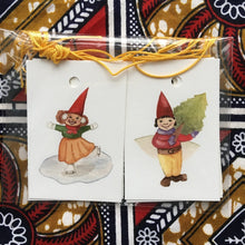 Load image into Gallery viewer, Annanasi Christmas Gift Tags - Mixed Outdoor Gnomes