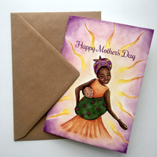 Load image into Gallery viewer, Annanasi Greeting Card - Happy Mothers Day - Motherhood