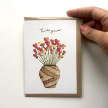 Load image into Gallery viewer, Annanasi Greeting Card - Thank You - Bouquet of Love