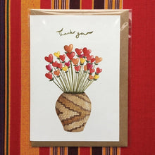 Load image into Gallery viewer, Annanasi Greeting Card - Thank You - Bouquet of Love