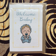 Load image into Gallery viewer, Annanasi Greeting Card - Welcome Baby - Custom Skin Tone