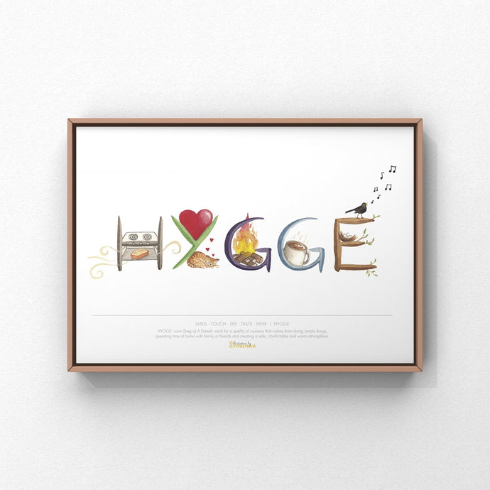 Annanasi Hygge Art Print in A4