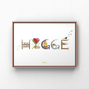 Annanasi Hygge Art Print in A4